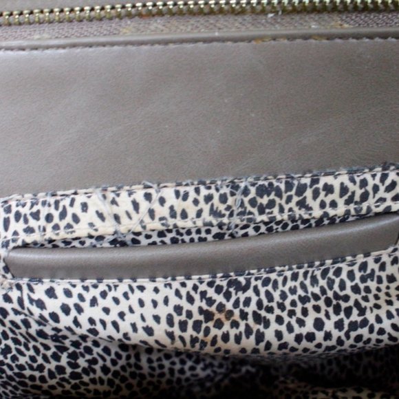 Sole Society Grey Circle Bag Gold Hardware - Picture 5 of 6